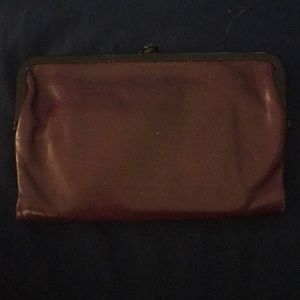 Eggplant color Hobo wallet